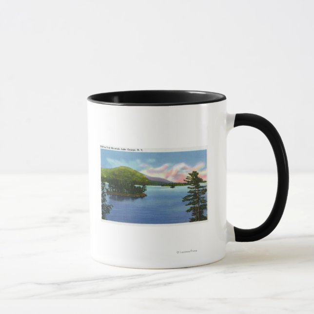 Lake View of Shelving Rock Mountain Mug (Right)