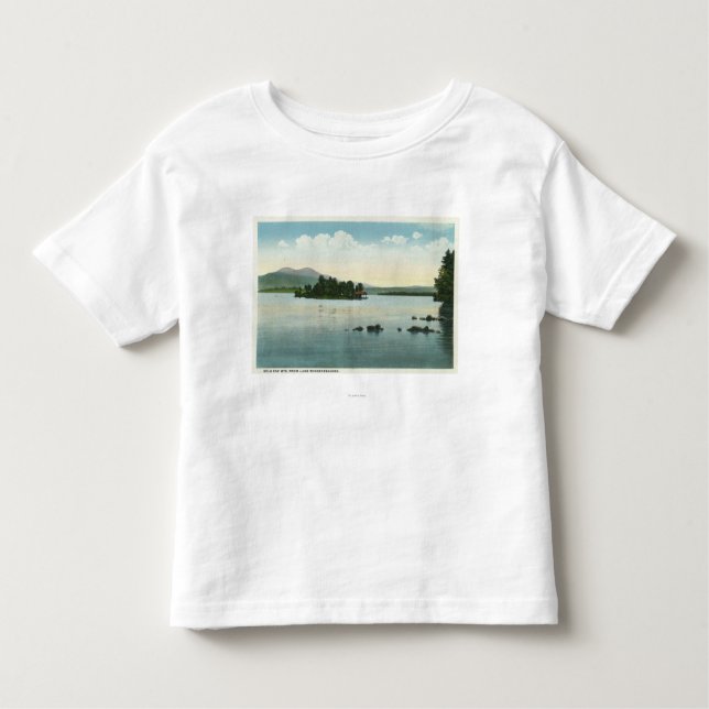 Lake View of the Belknap Mountains Toddler T-Shirt (Front)