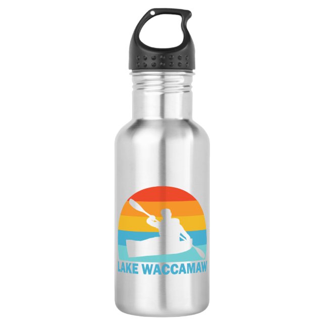 Lake Waccamaw North Carolina Kayak 532 Ml Water Bottle (Front)