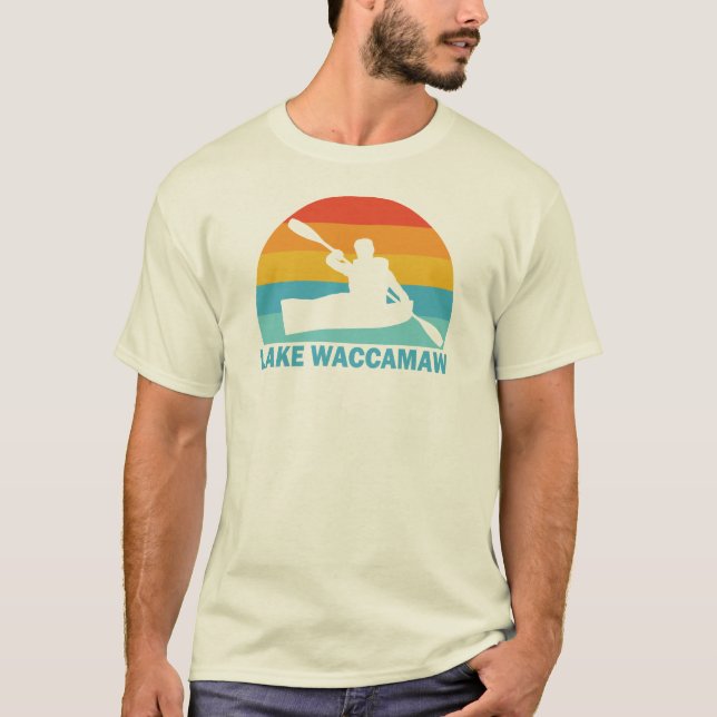 Lake Waccamaw North Carolina Kayak T-Shirt (Front)