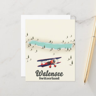 lake Walensee switzerland map