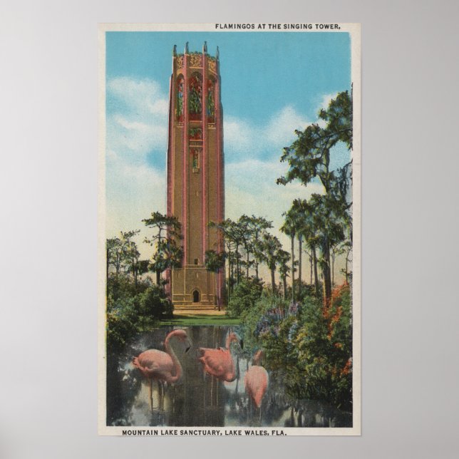 Lake Wales, FL - View of Singing Poster (Front)