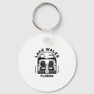Lake Wales Florida Outdoors Vintage 1 Key Ring