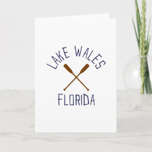 Lake Wales Florida Outdoors Vintage Card