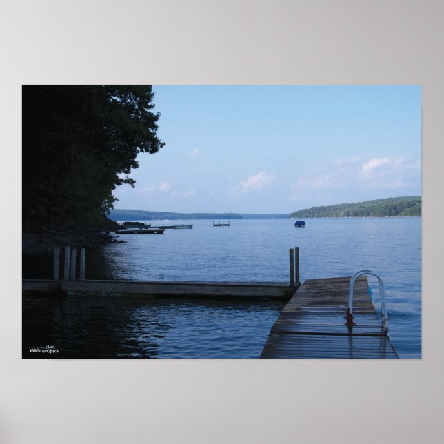 Lake Wallenpaupack: Docks Poster (Front)