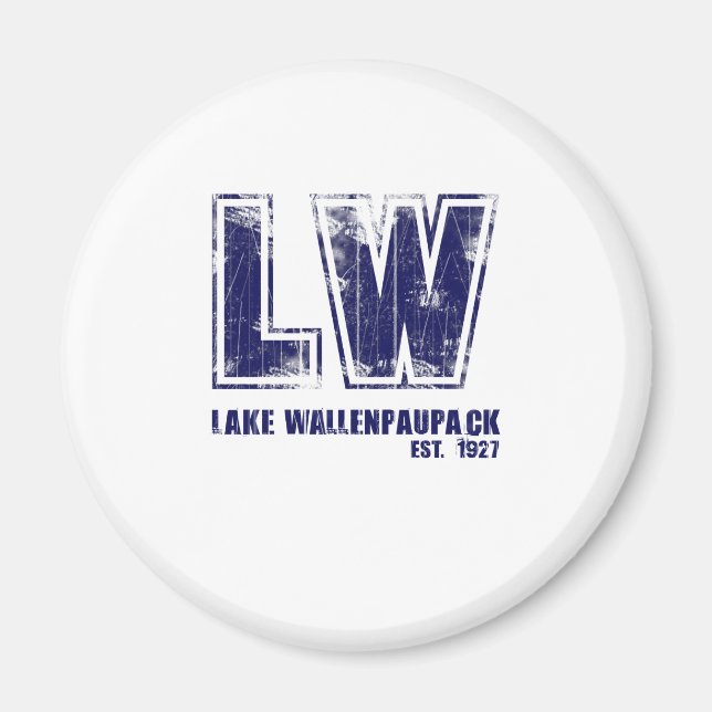 Lake Wallenpaupack est 1927 Magnet (Front)