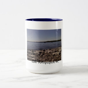 Lake Wallenpaupack, PA photograph Two-Tone Coffee Mug