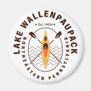 Lake Wallenpaupack Pennsylvania Kayaking Fishing Magnet