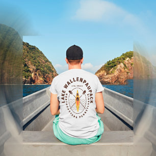 Lake Wallenpaupack Pennsylvania Kayaking Fishing T-Shirt