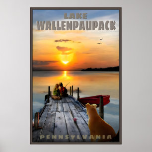 Lake Wallenpaupack Wayne County Pennsylvania Poster