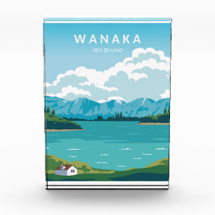 Lake Wanaka New Zealand Photo Block