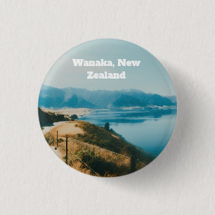 Lake Wanaka, South Island, New Zealand 3 Cm Round Badge
