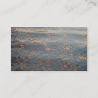Lake Water Sunset Business Cards