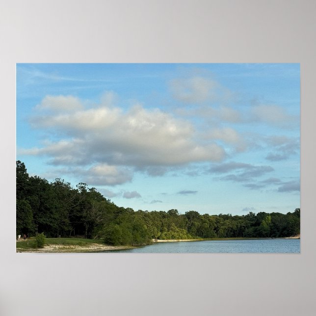  Lake Waterscape Poster (Front)
