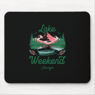 Lake Weekend Vacation Trip Chicago Illinois  Mouse Pad