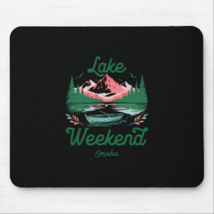Lake Weekend Vacation Trip Omaha Nebraska Mouse Pad