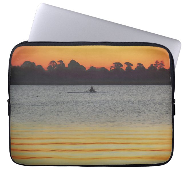 Lake Wendouree Calm Before Nightfall Laptop Sleeve (Front)