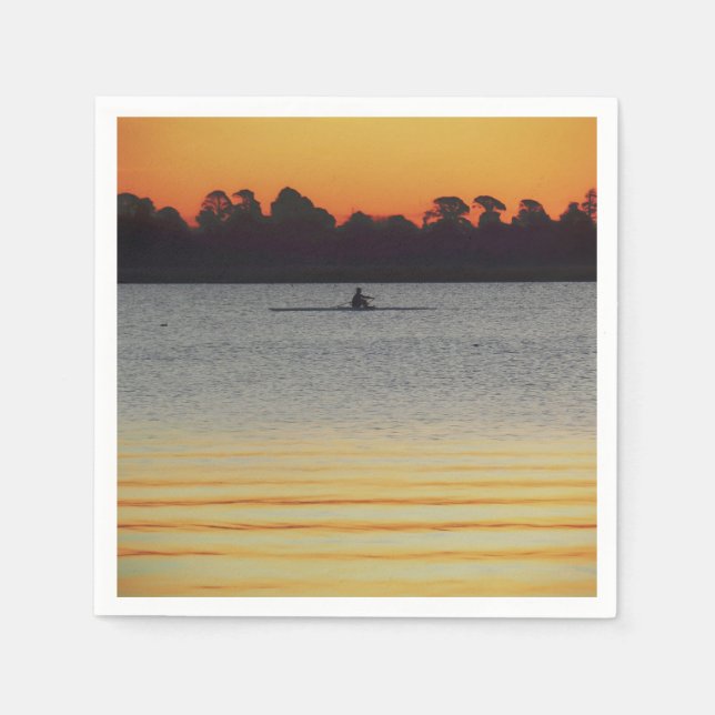 Lake Wendouree Calm Before Nightfall Napkin (Front)