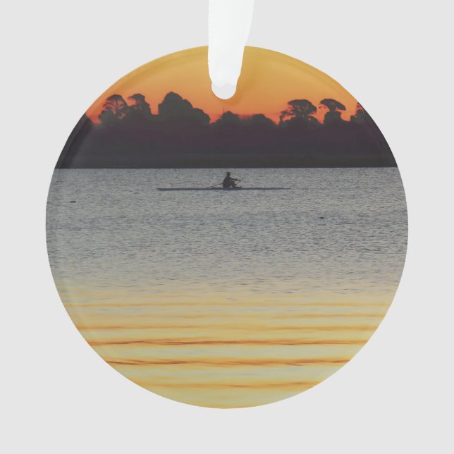 Lake Wendouree Calm Before Nightfall Ornament (Front)