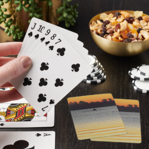 Lake Wendouree Calm Before Nightfall Playing Cards
