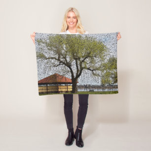 Lake Wendouree Pavilion Ballarat Fleece Blanket