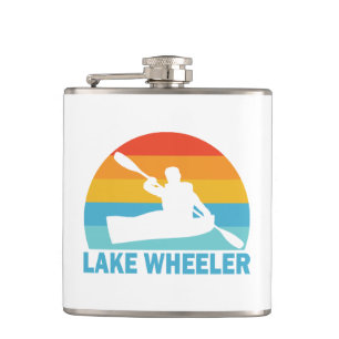 Lake Wheeler North Carolina Kayak Hip Flask