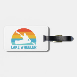 Lake Wheeler North Carolina Kayak Luggage Tag