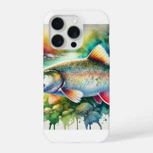 Lake Whitefish 020924AREF137 - Watercolor iPhone 15 Pro Case