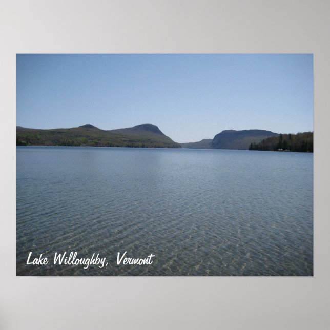 Lake Willoughby Poser 1 - Customised Poster (Front)