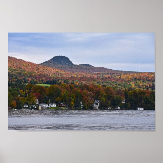 Lake Willoughby, Vermont, in Autumn Poster (Front)