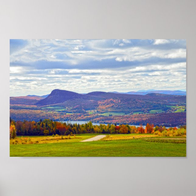 Lake Willoughby, Vermont, in Autumn Poster (Front)
