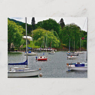 Lake Windermere England Postcard