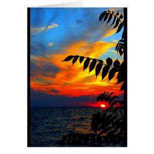 Lake Winnebago Sunset Any Occasion Card