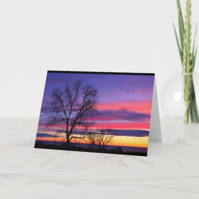 Lake Winnebago Sunset Any Occasion Card (Front)