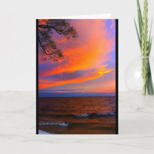 Lake Winnebago Sunset Any Occasion Card