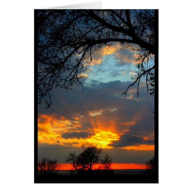 Lake Winnebago Sunset Card (Front)