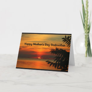Lake Winnebago Sunset Happy Mother's Day Godmother Card