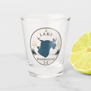 Lake Winnibigoshish Vacation Home Decor & Souvenir Shot Glass