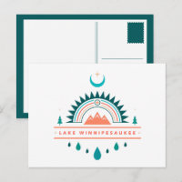 lake winnipesaukee boho rainbow moon