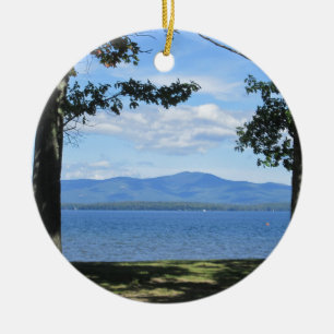 Lake Winnipesaukee Ceramic Tree Decoration