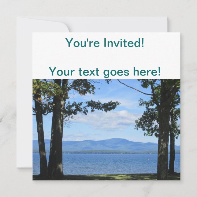 Lake Winnipesaukee Invitation (Front)
