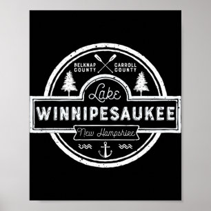 Lake Winnipesaukee New Hampshire Men Women Camng Poster