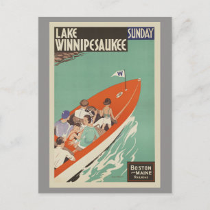 Lake Winnipesaukee New Hampshire Postcard