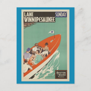 Lake Winnipesaukee New Hampshire Postcard