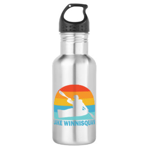 Lake Winnisquam New Hampshire Kayak 532 Ml Water Bottle