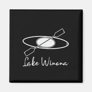 Lake Winona Kayaking Kayak Boating Sailing Rafting Magnet