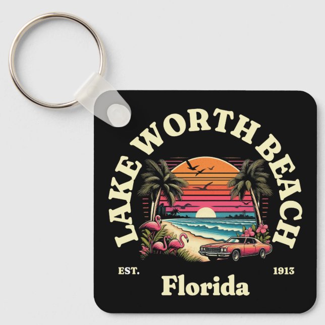 Lake Worth Beach,Florida Key Ring (Front)