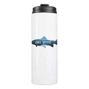 Lake Wylie North Carolina South Carolina Fish Thermal Tumbler