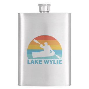 Lake Wylie North Carolina South Carolina Kayak Hip Flask