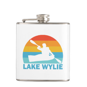 Lake Wylie North Carolina South Carolina Kayak Hip Flask